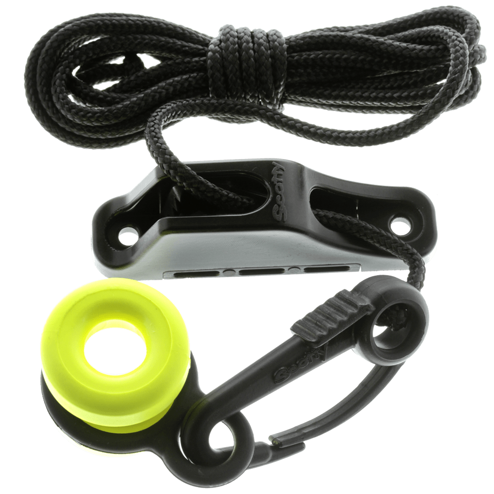  Scotty #3025 Downrigger Weight Retriever w/ Snap, Fairlead  Cleat & 78-Inches of Cord , BLACK, Small : Fishing Downriggers : Sports &  Outdoors